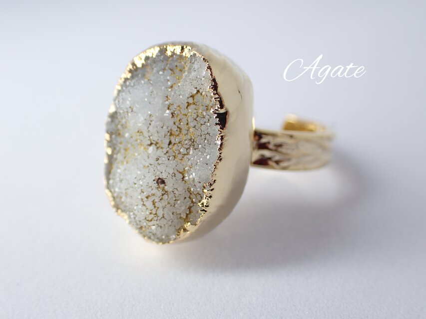 925 ete エテ バンデットアゲート 天然石 リング 指輪 箱付き シルバー