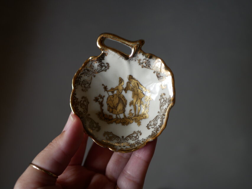 LIMOGES 小さなお皿 リモージュ フランスヴィンテージ ブロカント