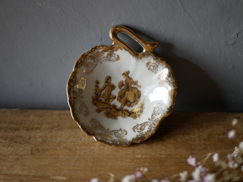 LIMOGES 小さなお皿 リモージュ フランスヴィンテージ ブロカント