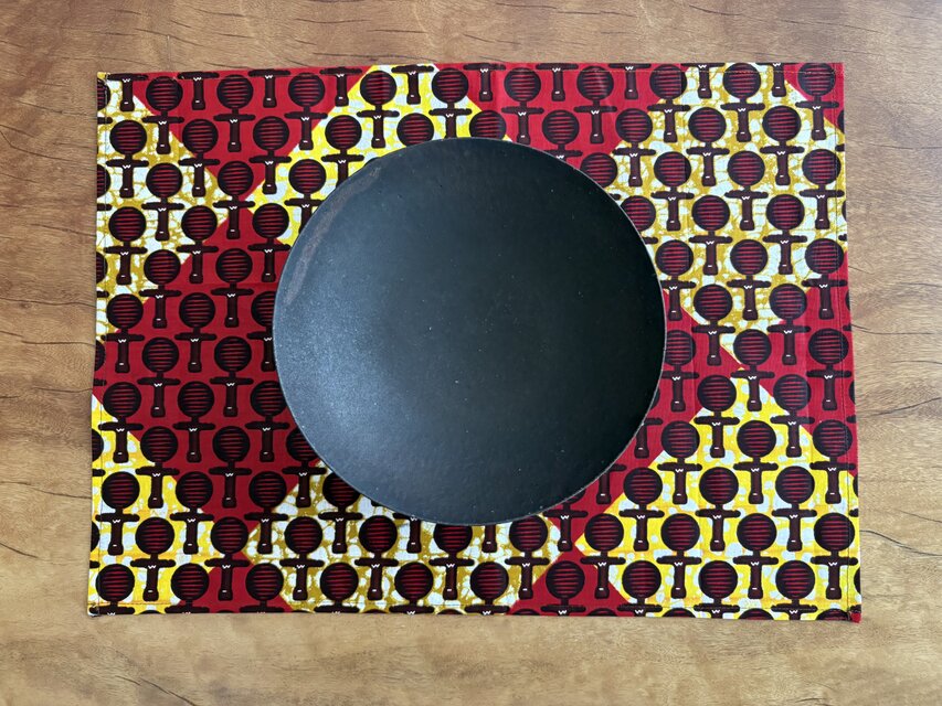 アフリカンプリント　ランチョンマット