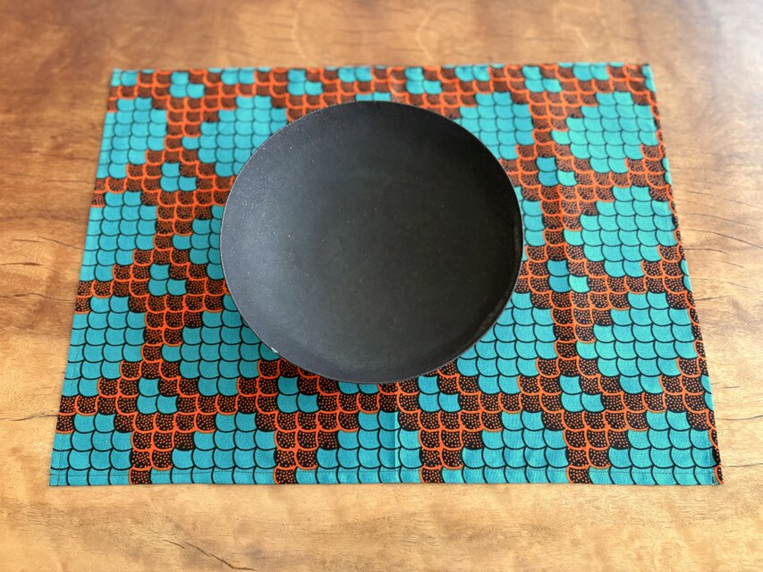 アフリカンプリント　ランチョンマット