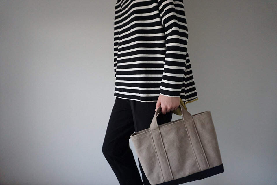 一点物トートバッグ ☆ 1点もの ☆ TOTE BAG (M) C | iichi 日々の暮らしを心地よくする