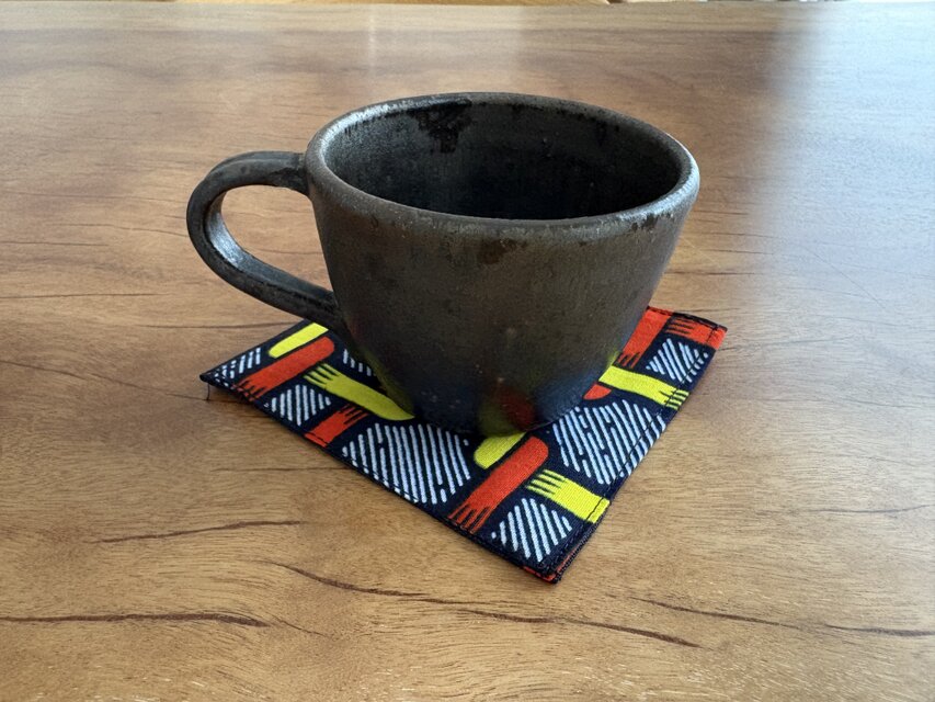 アフリカンプリント　コースター