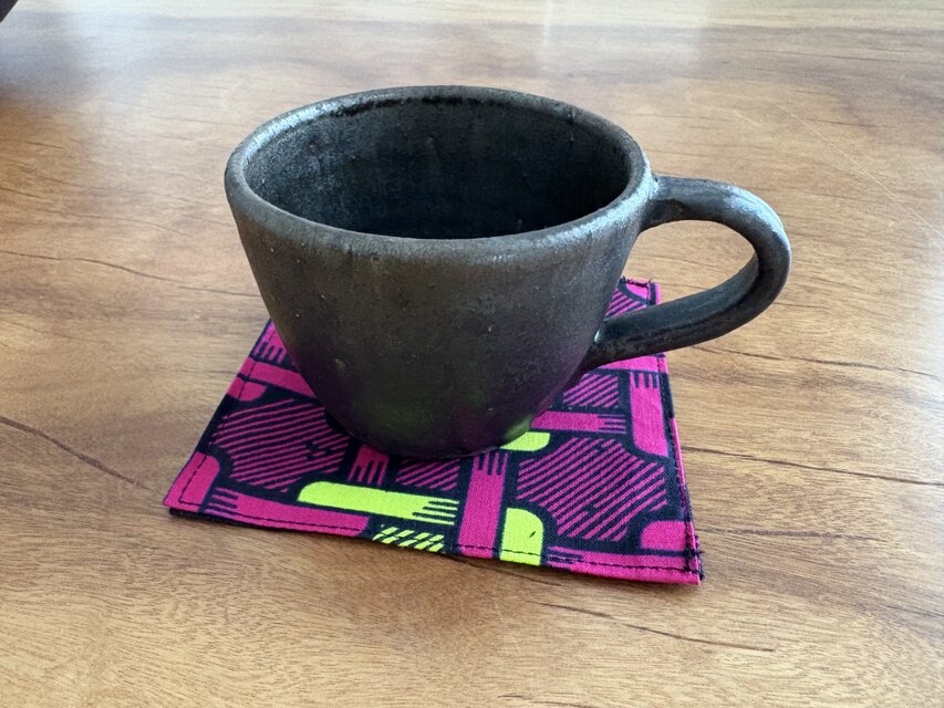 アフリカンプリント　コースター