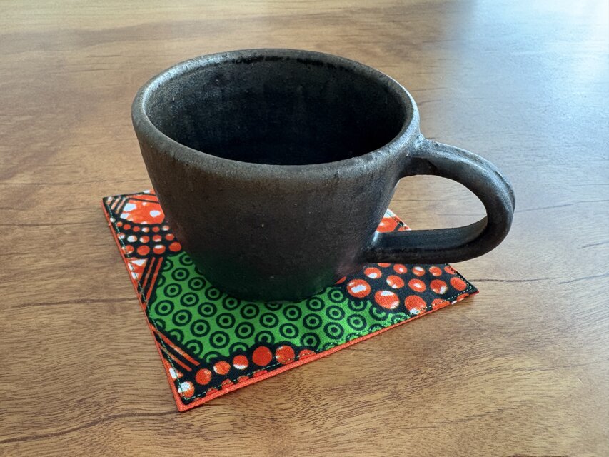 アフリカプリント　コースター