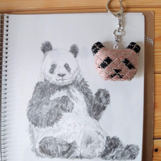 オーダーメニュー】こぎんマスコット 似顔絵パンダ | iichi 日々の