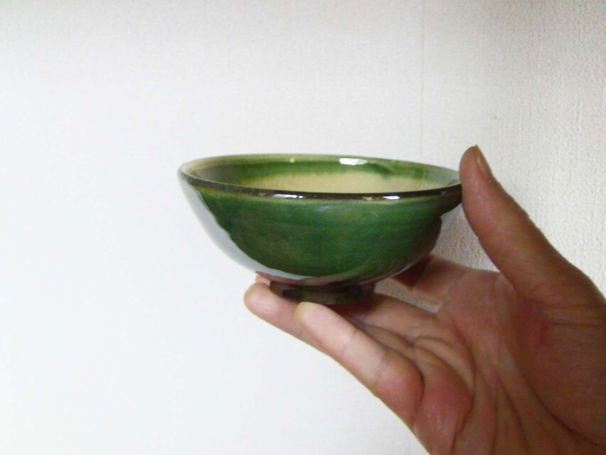 掛け分け小鉢（織部）