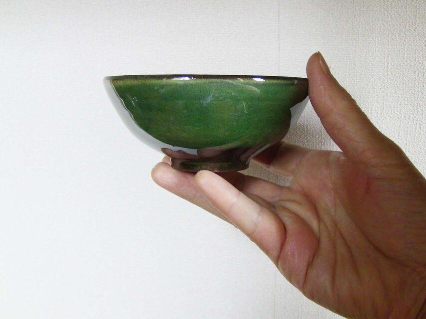 掛け分け小鉢（織部） | iichi 日々の暮らしを心地よくする