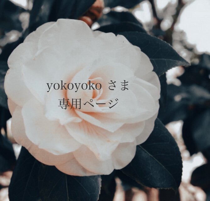 yokoyoko 様専用ページ