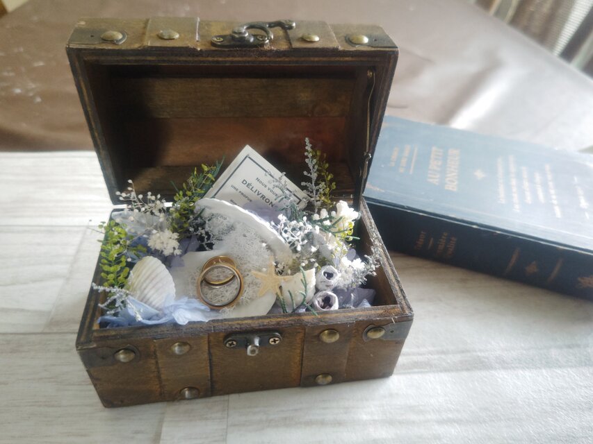 貝殻の宝箱＊リングピロー