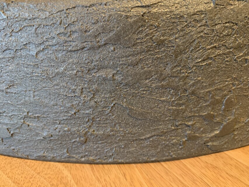 珠洲焼の水盤・楕円 | iichi 日々の暮らしを心地よくするハンドメイド