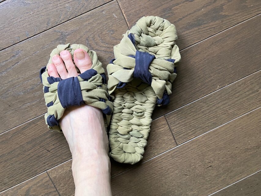 さらふわ幸せルームサンダル（コットン製）