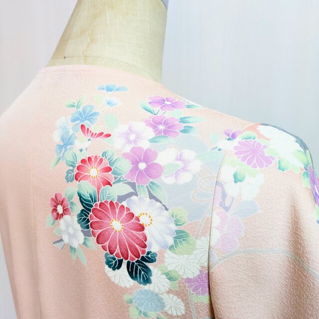 着物リメイク カシュクールワンピース | iichi 日々の暮らしを心地よく