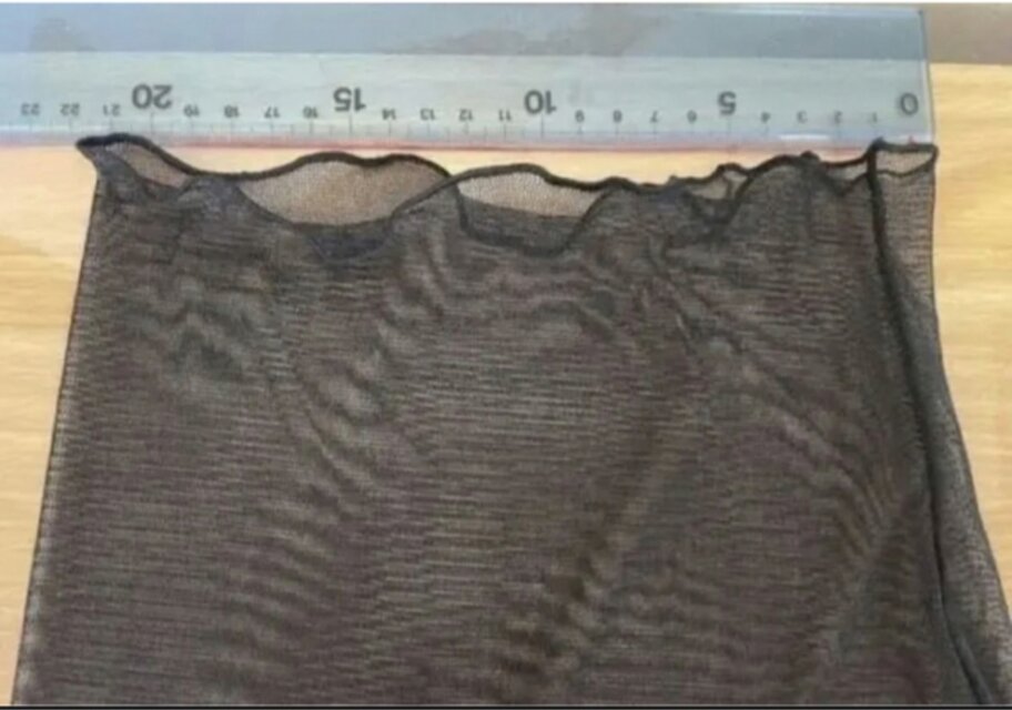 希少ブラックシルク100%レースシングルウェーブ手作りネックウォーマー  