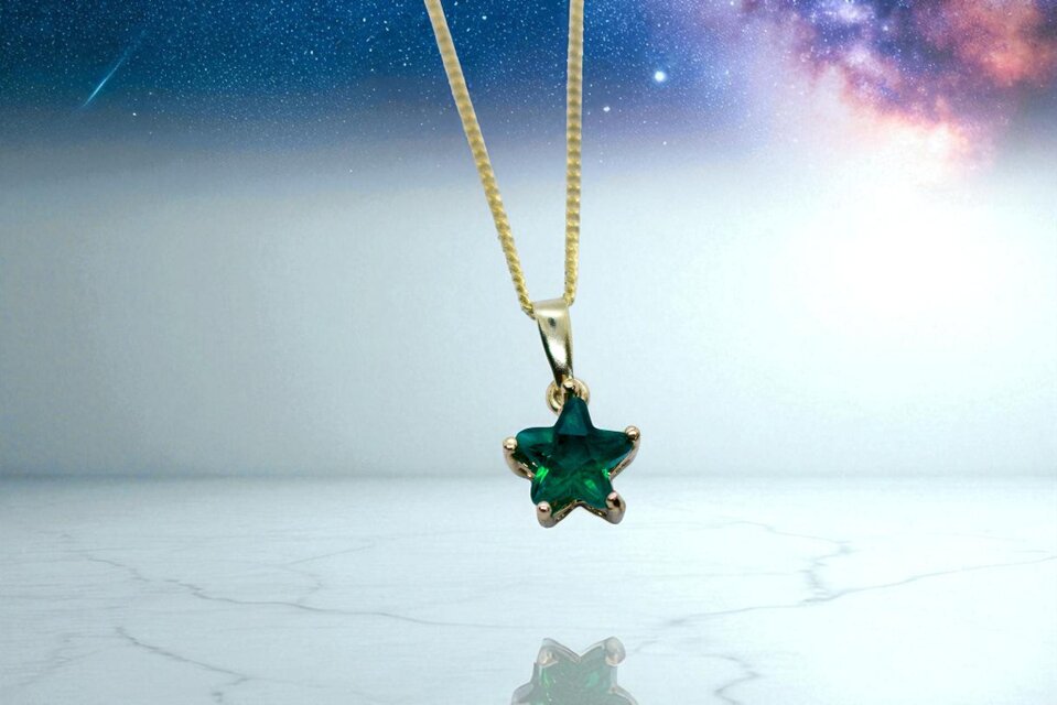 七夕企画】星の渡り - 祈りの夜に生まれるネックレス ゴールド金具