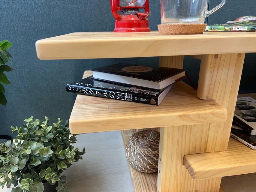 【送料無料】 ローテーブル 木組みたっぷり収納 120cm 45cm パイン 送料無料】 ローテーブル 木組みたっぷり収納 120cm 45cm パイン