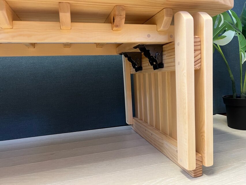 送料無料】 ローテーブル 木組 やぐらテーブル 120cm 45cm パイン