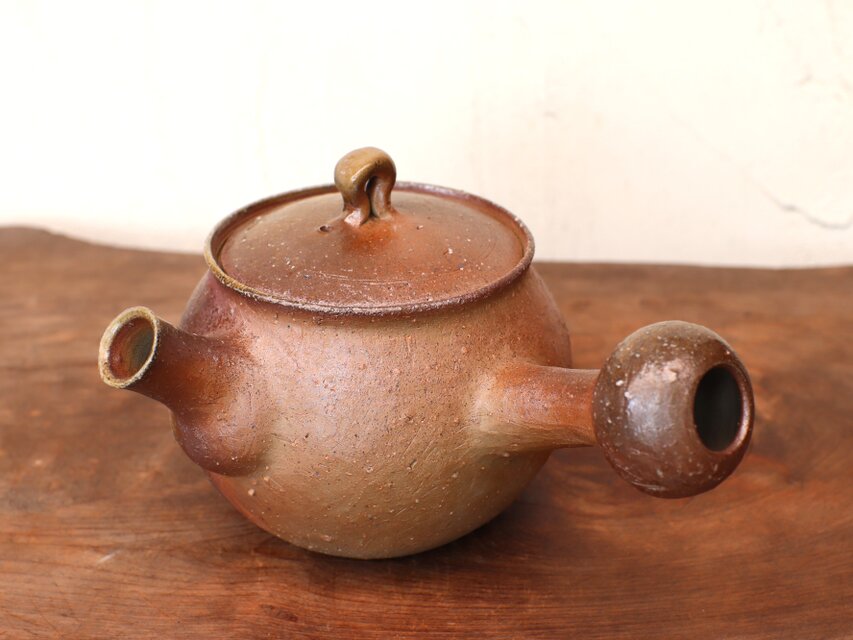 備前焼 急須・サンギリ　k1-094