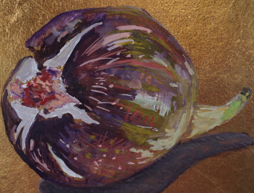 テンペラ「いちじく」 | iichi 日々の暮らしを心地よくする