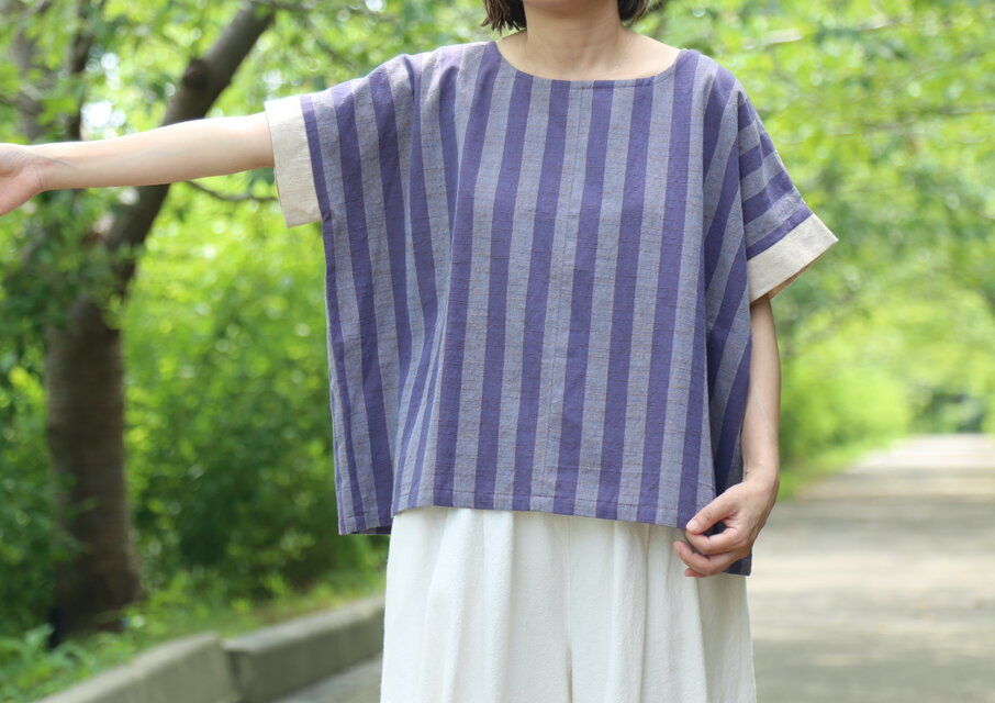 会津木綿　みかんさん専用　ブラウス　ハンドメイドNo.149 会津木綿 みかんさん専用 ブラウス ハンドメイドNo.149 - メルカリ