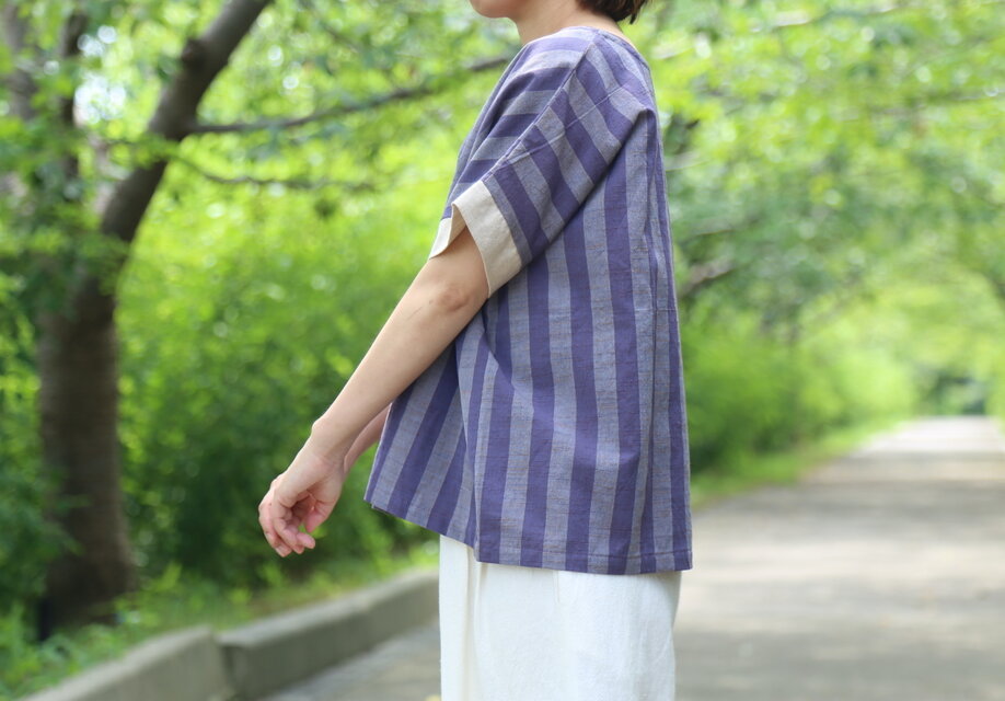 会津木綿　みかんさん専用　ブラウス　ハンドメイドNo.149 会津木綿 みかんさん専用 ブラウス ハンドメイドNo.149 - メルカリ