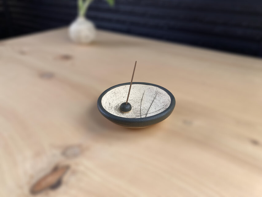 アンティーク調お香立てセット☆黒