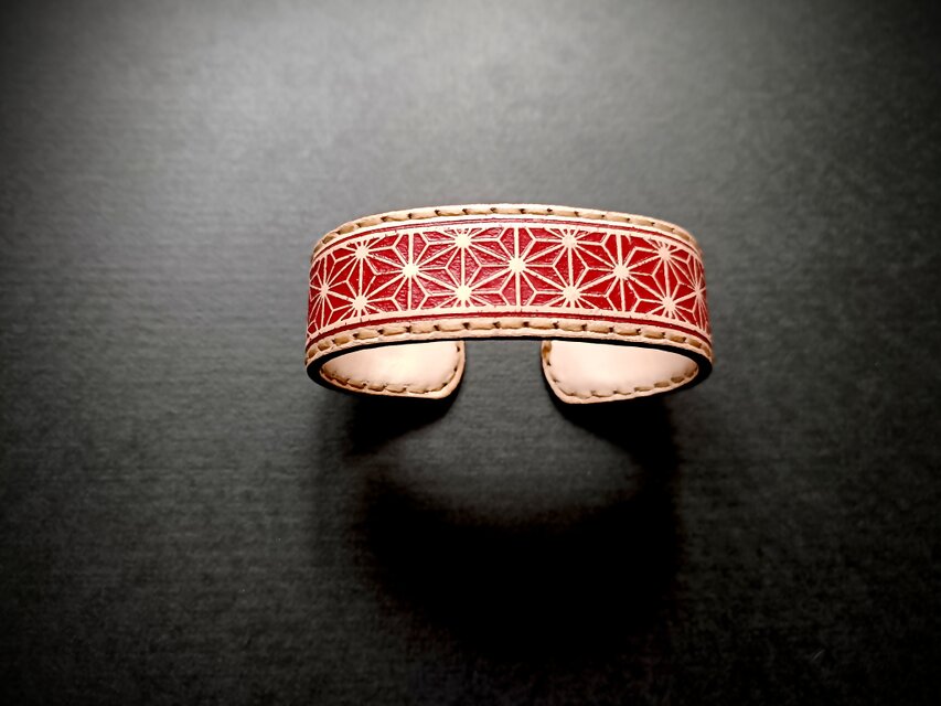 Tsutsumi(つつみ)　レザーバングル