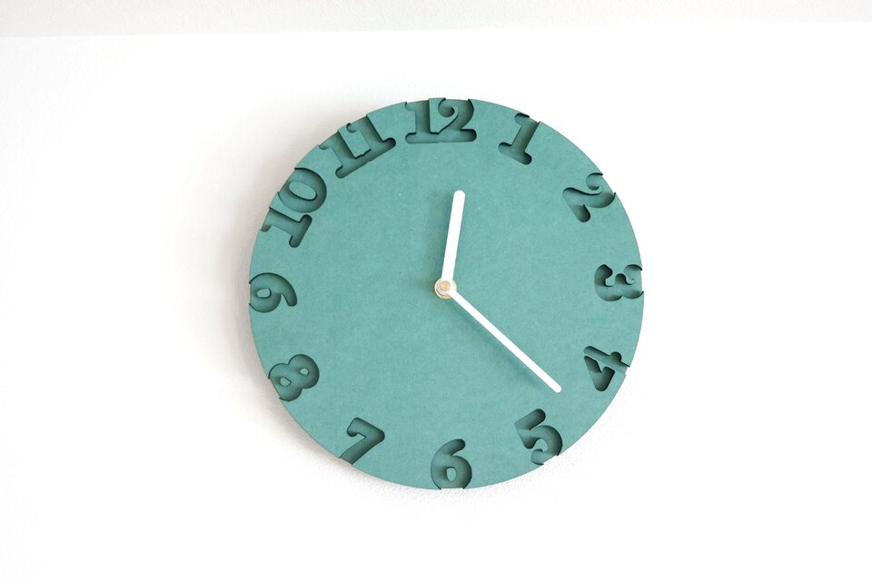 掛け時計　Mokulab IsshiKi GREEN