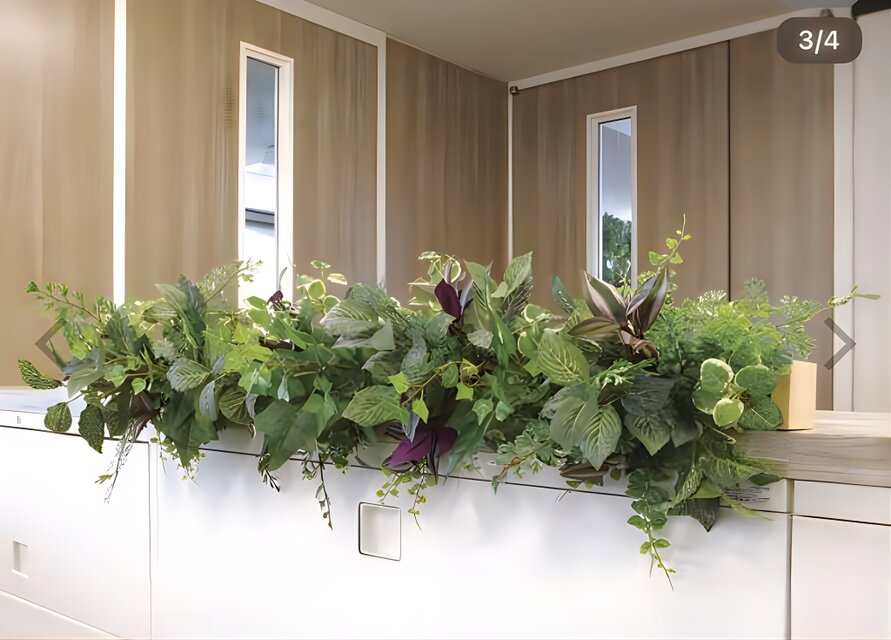 光触媒　人工観葉植物　ウォールグリーン　ミックスファンスタンプウッド 光触媒 人工観葉植物 ウォールグリーン フェイクグリーン 壁掛け