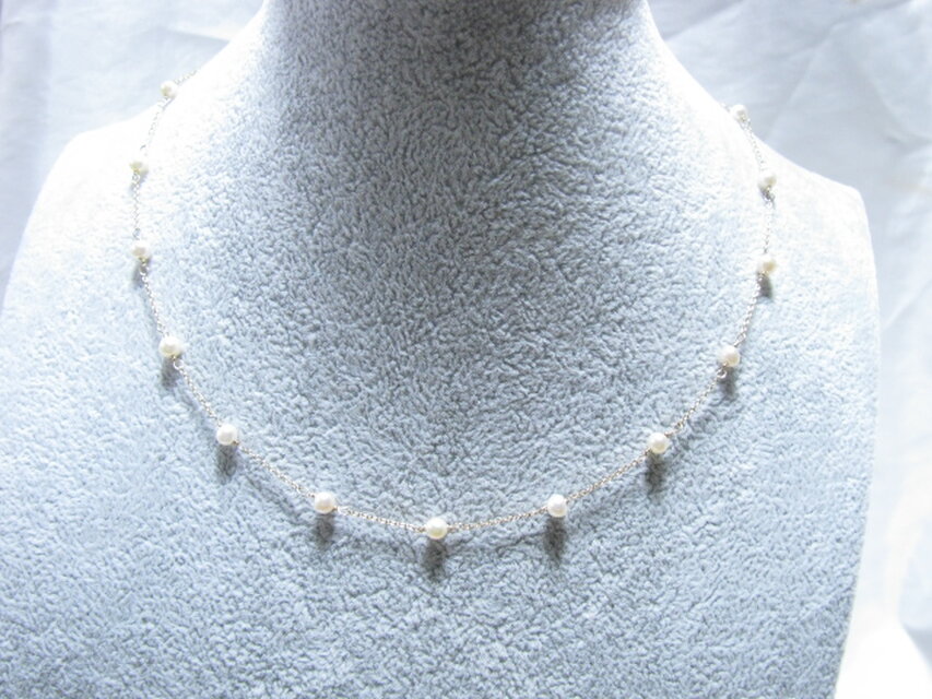 【夏の福袋】k10ベビーパール（淡水）のネックレス＆ブレスレット