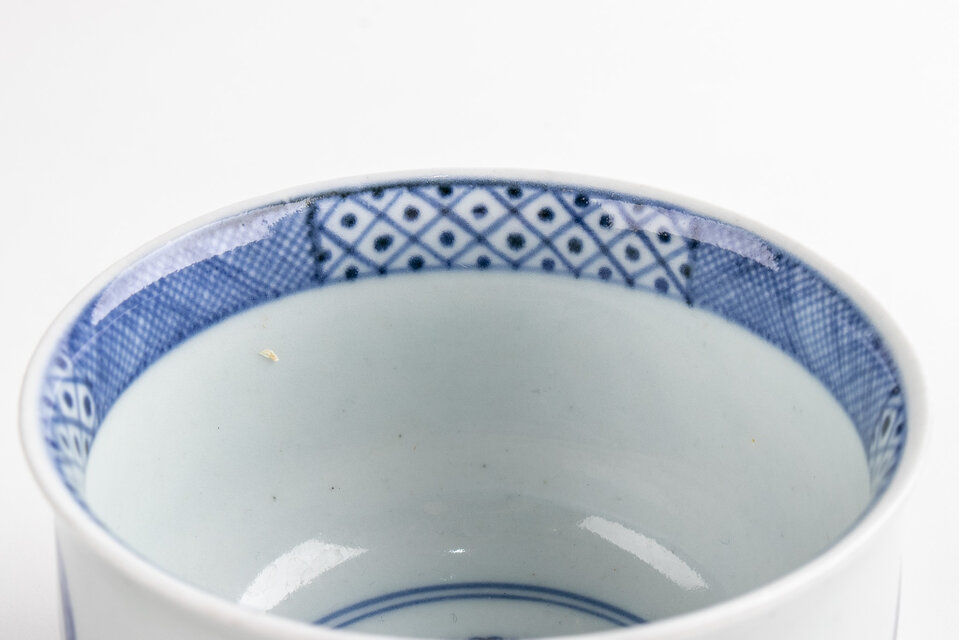 古伊万里 染付 騎馬人物文 向付 1客 江戸後期 | iichi 日々の暮らしを