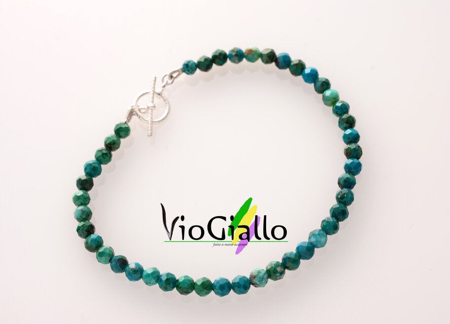 ハイクオリティシャッタカイトブレスレットターコイズクリソコラ5