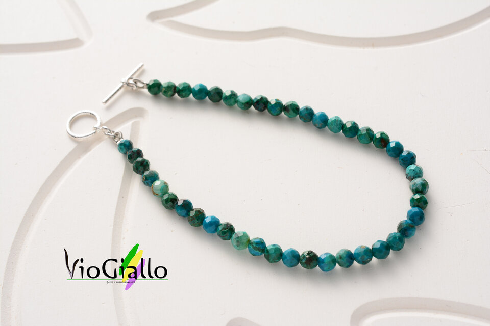 クリソコラのブレスレット