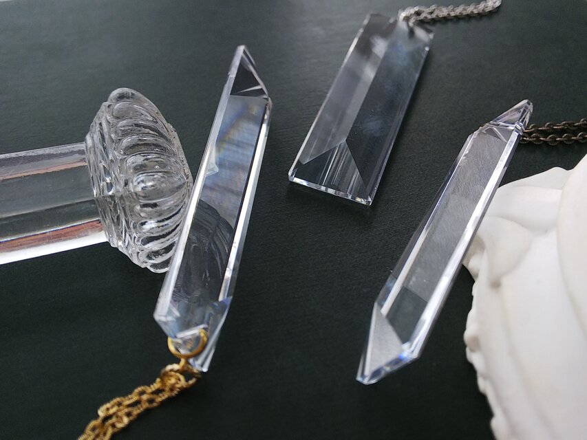 ヴィンテージ クリスタルGlass（76㎜）オーナメント／Bag