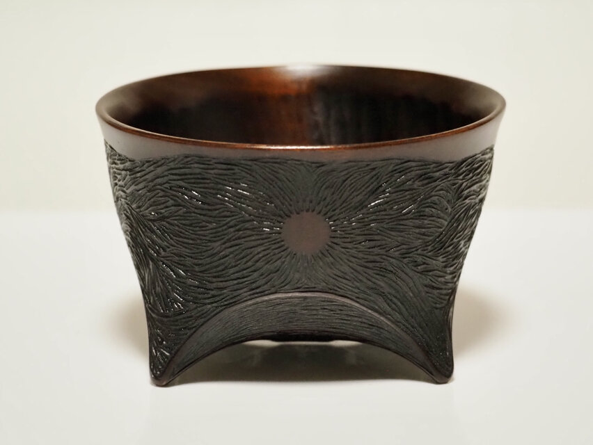 桜四脚椀「日月」