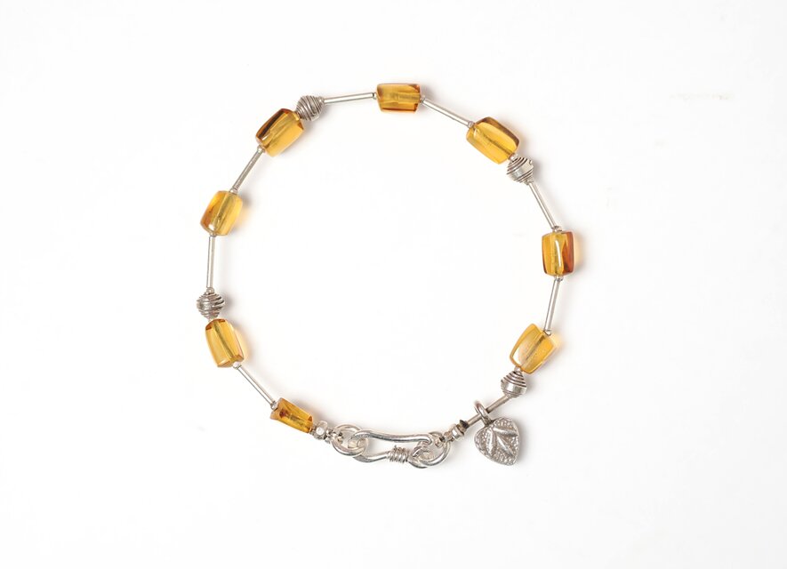 -Burmite- silver bracelet