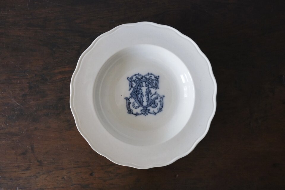 Emile Bourgeois エミール ブルジョワ 深皿 φ26.5cm フランス