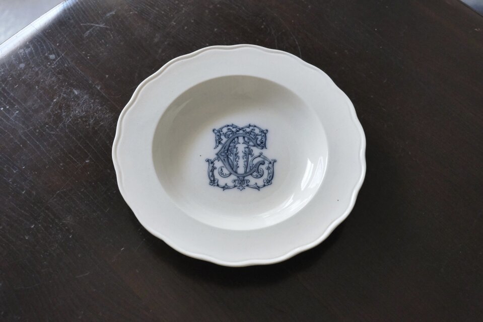 Emile Bourgeois エミール ブルジョワ 深皿 φ26.5cm フランス