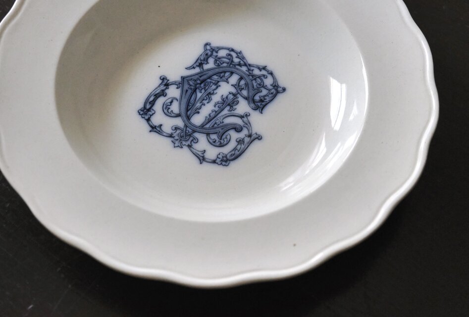 Emile Bourgeois エミール ブルジョワ 深皿 φ26.5cm フランス
