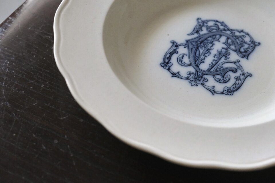 Emile Bourgeois エミール ブルジョワ 深皿 φ26.5cm フランス