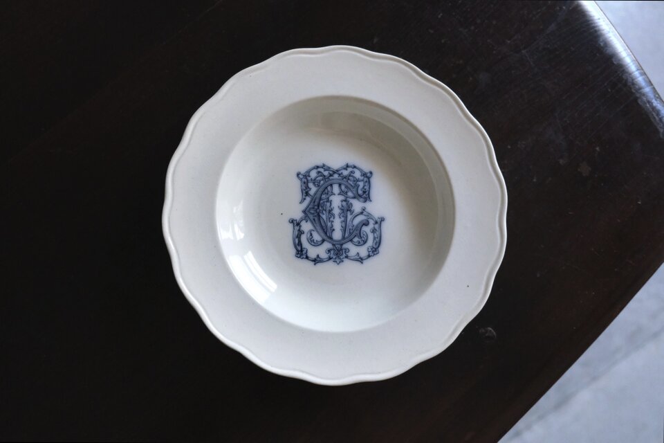 Emile Bourgeois エミール ブルジョワ 深皿 φ26.5cm フランス