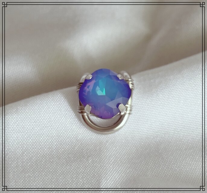 大粒スワロフスキーイヤーカフ【サージカルステンレス】 | iichi 日々