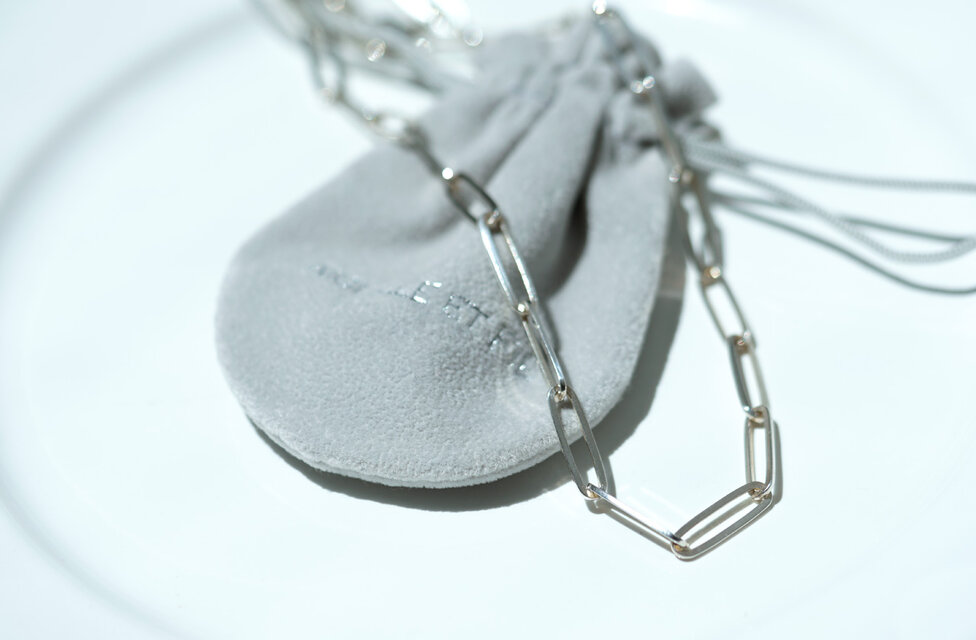 SILVER925 volume ロングクリップチェーンネックレス 41cm | iichi