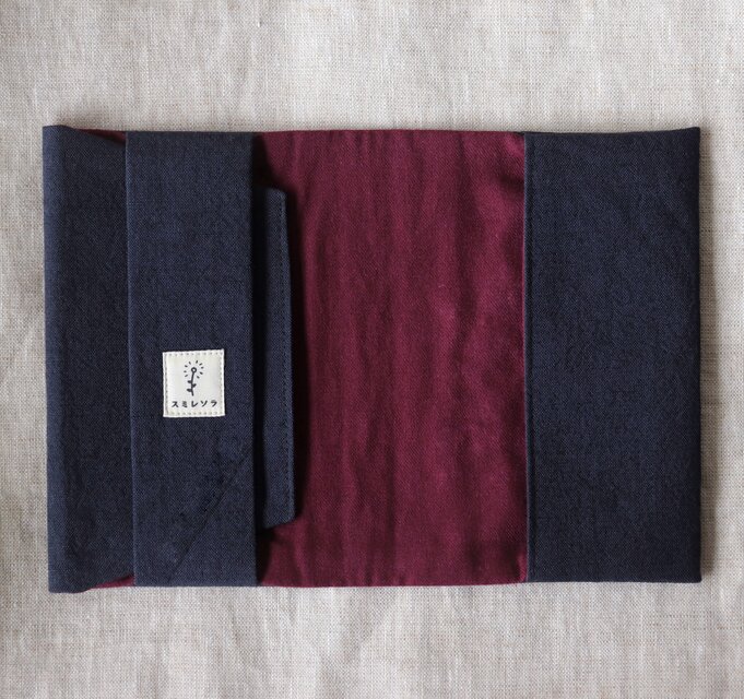 手刺繍のブックカバー『鳥と草花』【受注制作】 | iichi 日々の暮らし