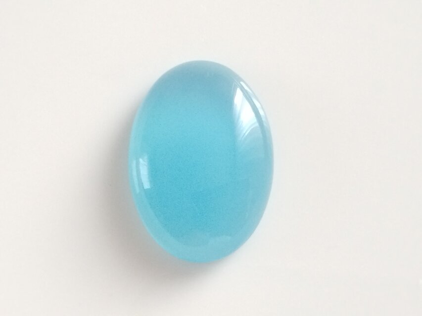 ブルーカルセドニー 26x18mm ルース | iichi 日々の暮らしを心地よく