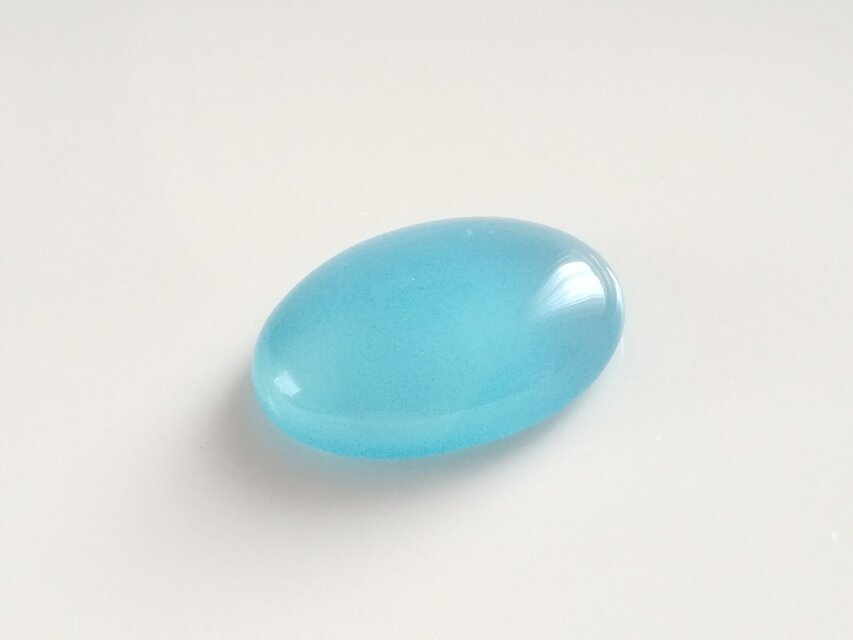 ブルーカルセドニー 26x18mm ルース | iichi 日々の暮らしを心地よく