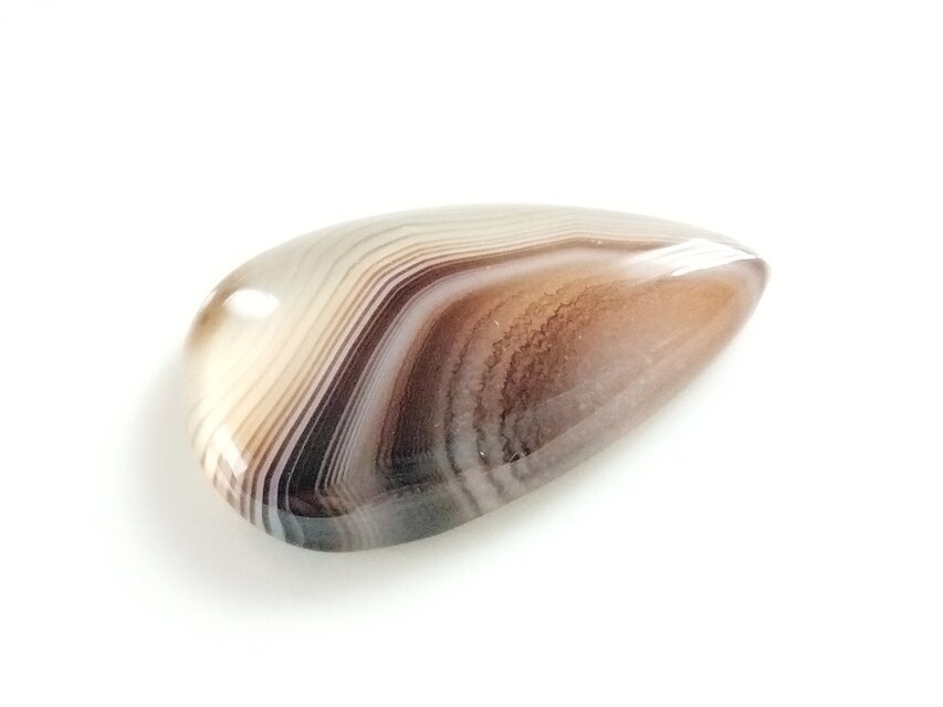 バンデッドアゲート　33x18mm　ルース