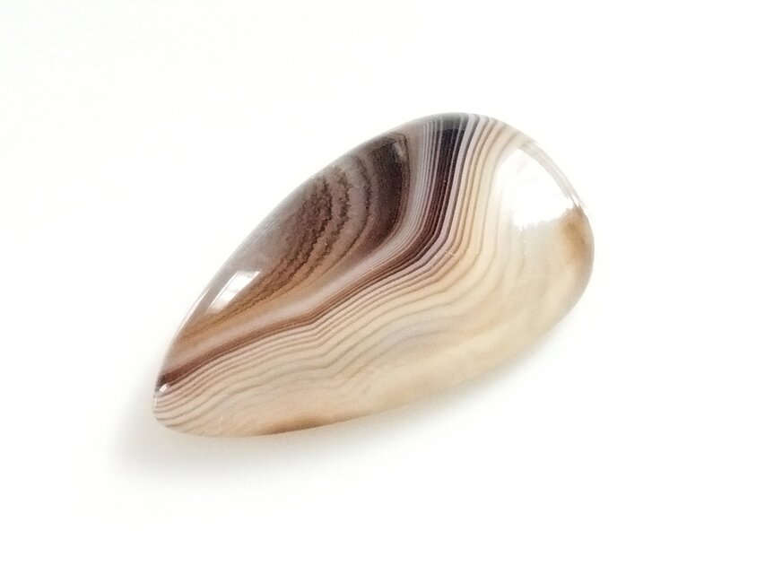 バンデッドアゲート 33x18mm ルース | iichi 日々の暮らしを心地よく