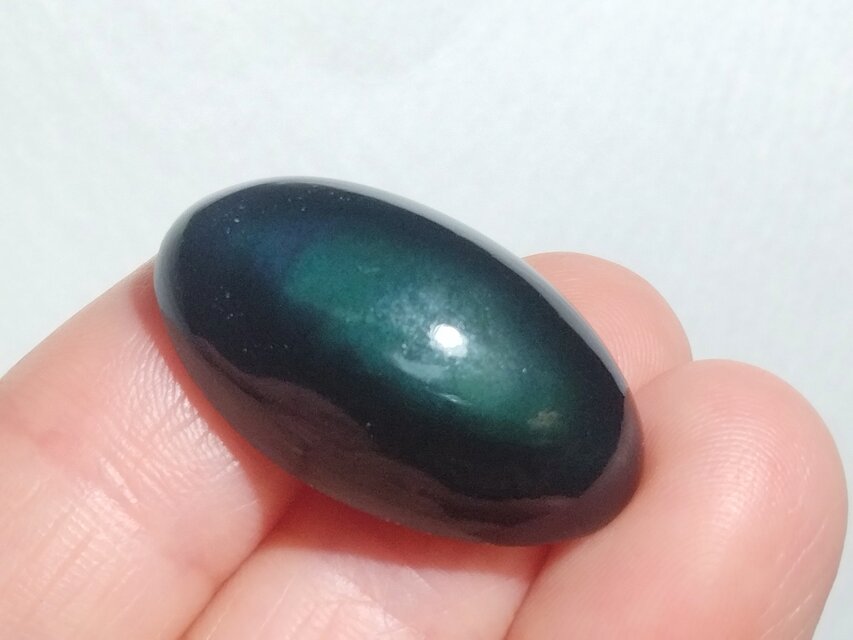 レインボーオブシディアン 26x15mm ルース | iichi 日々の暮らしを