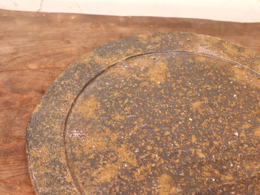 備前焼 皿(約26cm) sr4-082 | iichi 日々の暮らしを心地よくする